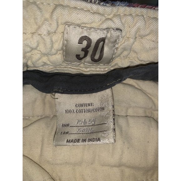 ABERCROMBIE & FITCH Plaid Shorts Sz 30 Button Fly Heavyweight Drawstring EUC - Picture 7 of 10